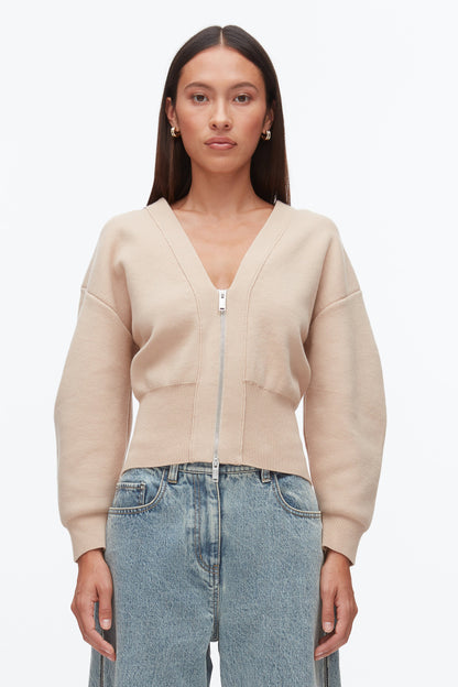 Round Sleeve Zip Cardigan - 3.1 Phillip Lim Top Pick