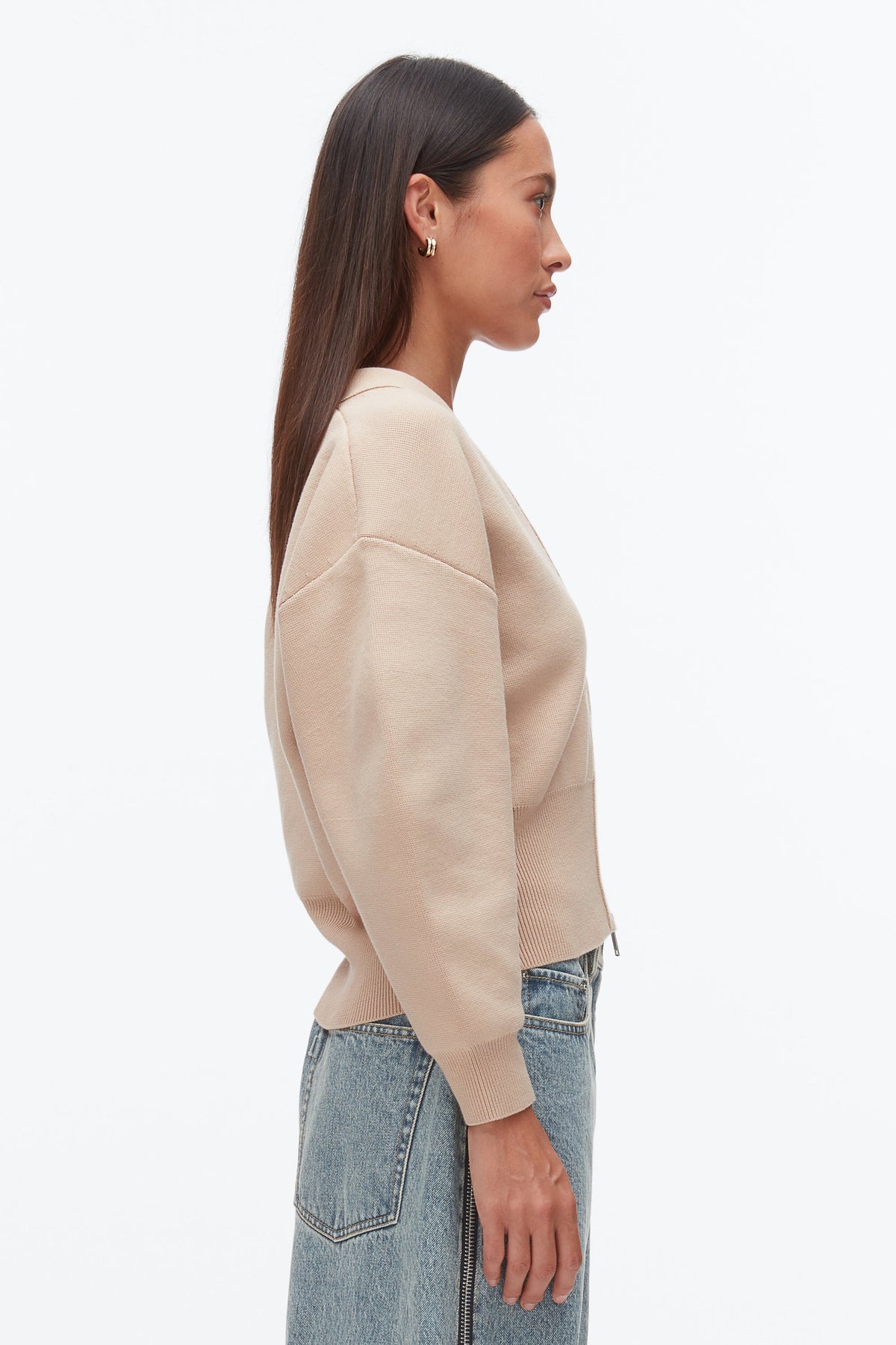 Round Sleeve Zip Cardigan - 3.1 Phillip Lim Top Pick