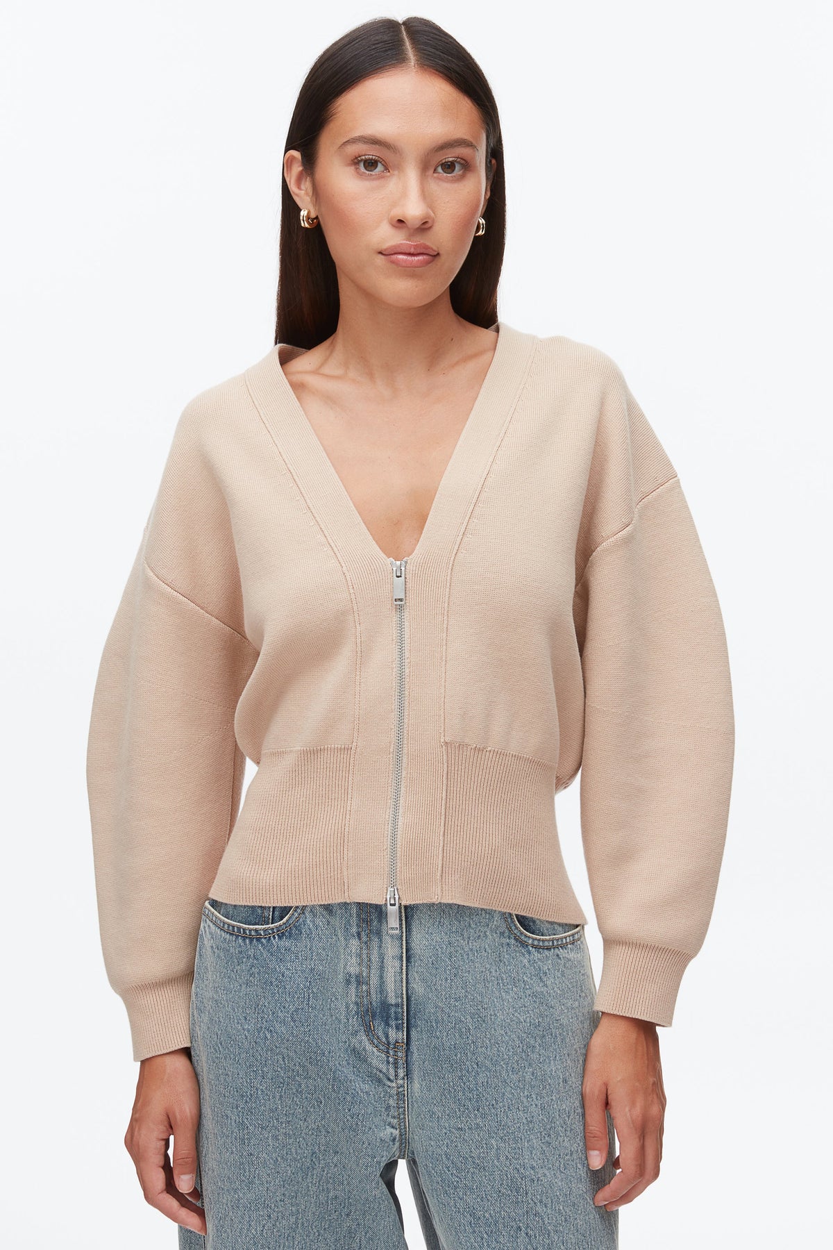 Round Sleeve Zip Cardigan - 3.1 Phillip Lim Top Pick