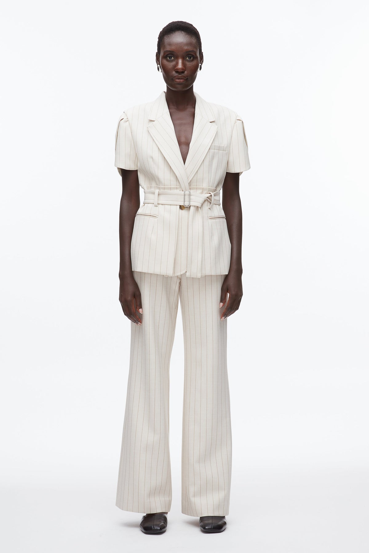 Pinstripe Tulip Sleeve Blazer - 3.1 Phillip Lim Popular