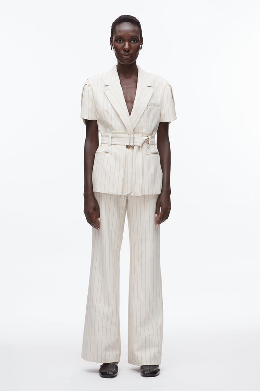 Pinstripe Tulip Sleeve Blazer - 3.1 Phillip Lim Popular