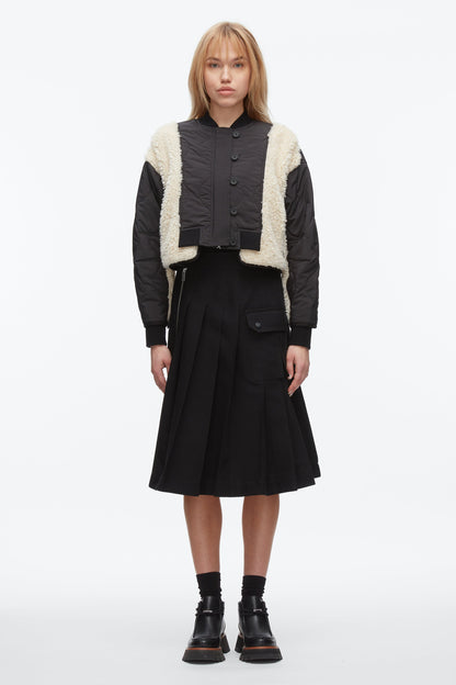 Cropped Sherpa Combo Bomber - 3.1 Phillip Lim Discount