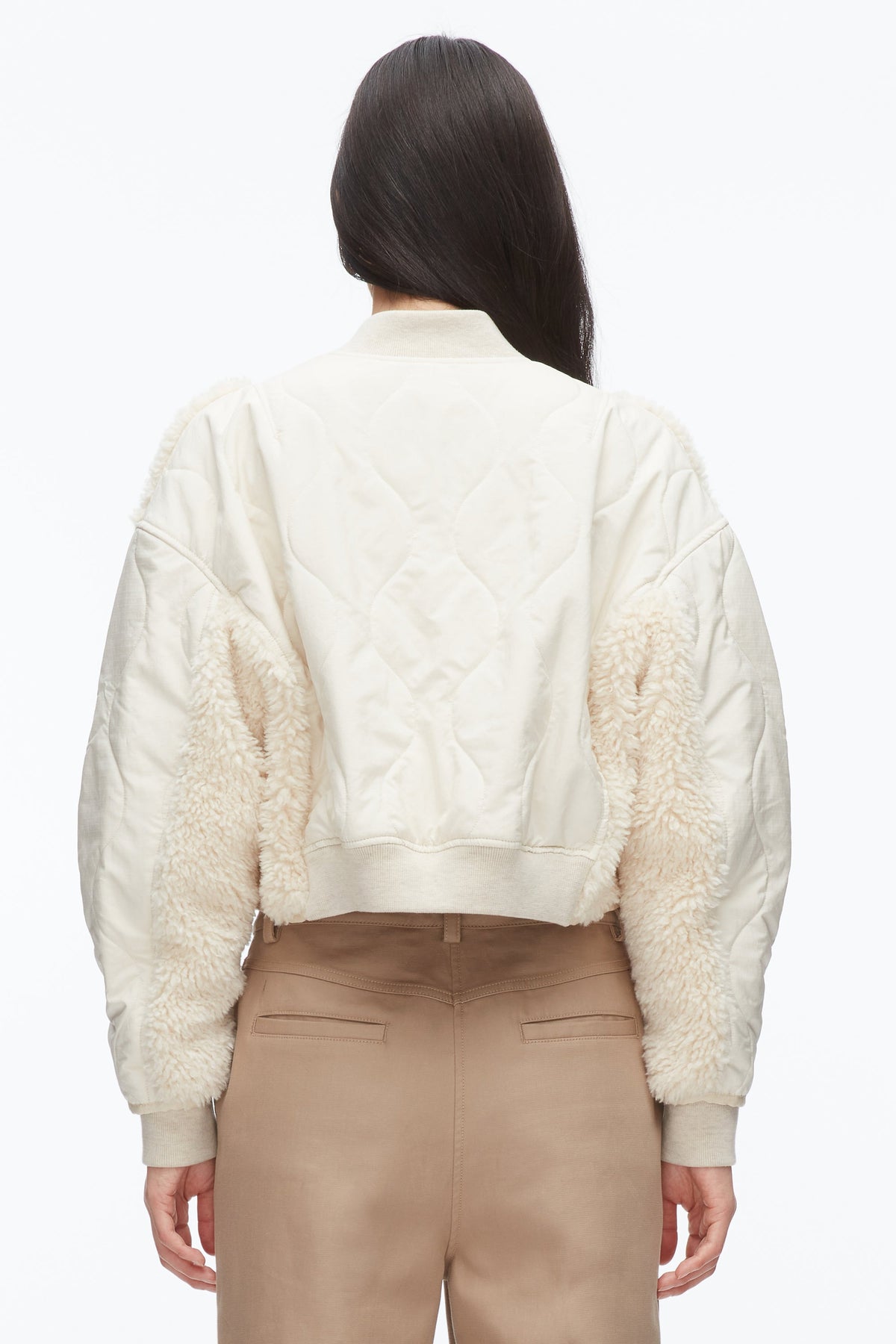 Cropped Sherpa Combo Bomber - 3.1 Phillip Lim Great Value