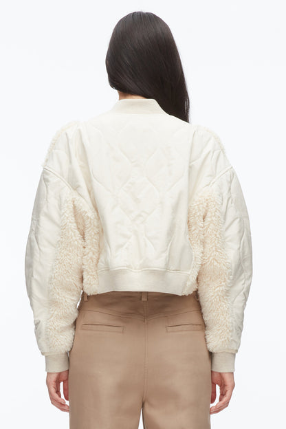 Cropped Sherpa Combo Bomber - 3.1 Phillip Lim Great Value