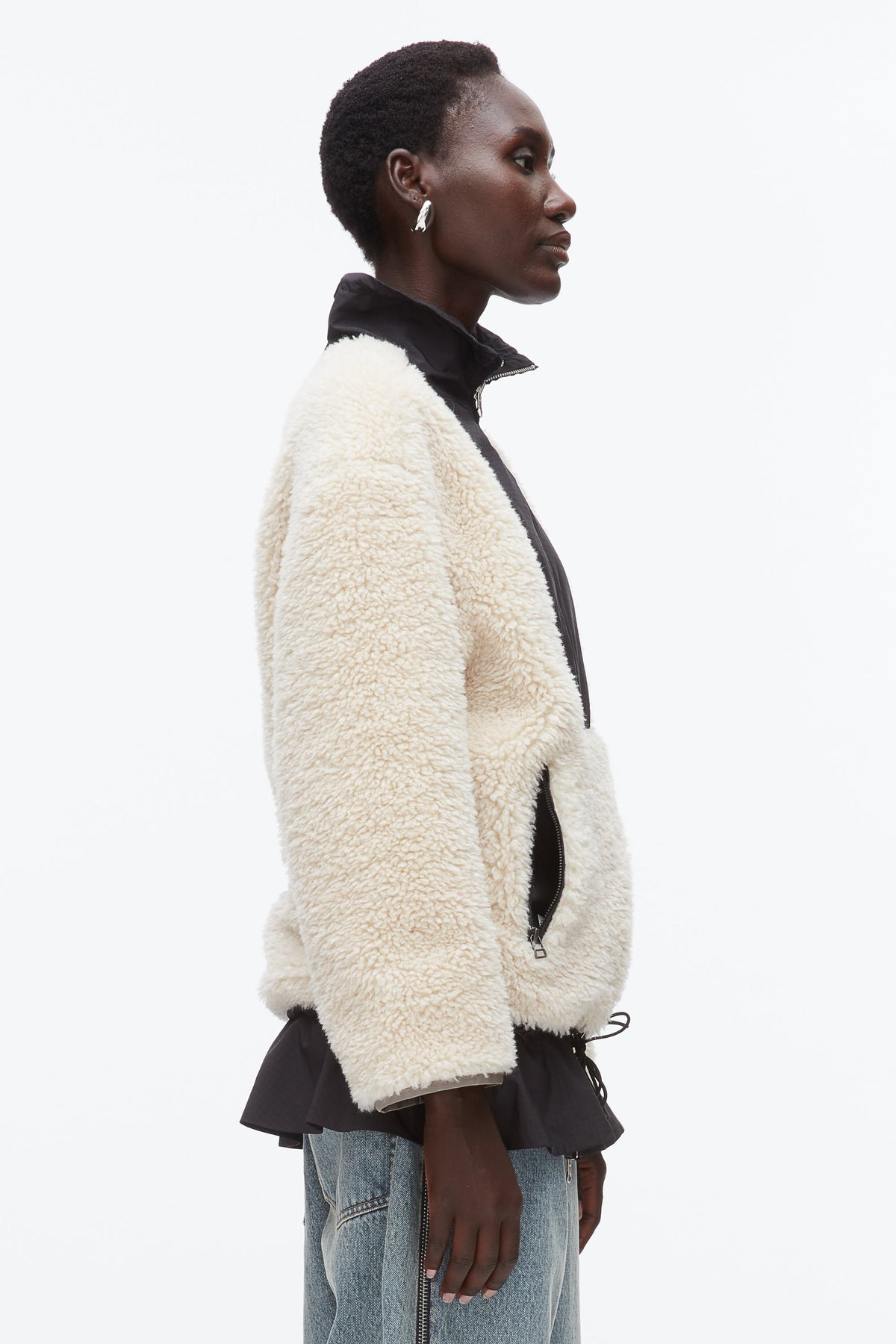 Flounce Hem Sherpa Jacket - 3.1 Phillip Lim Discount
