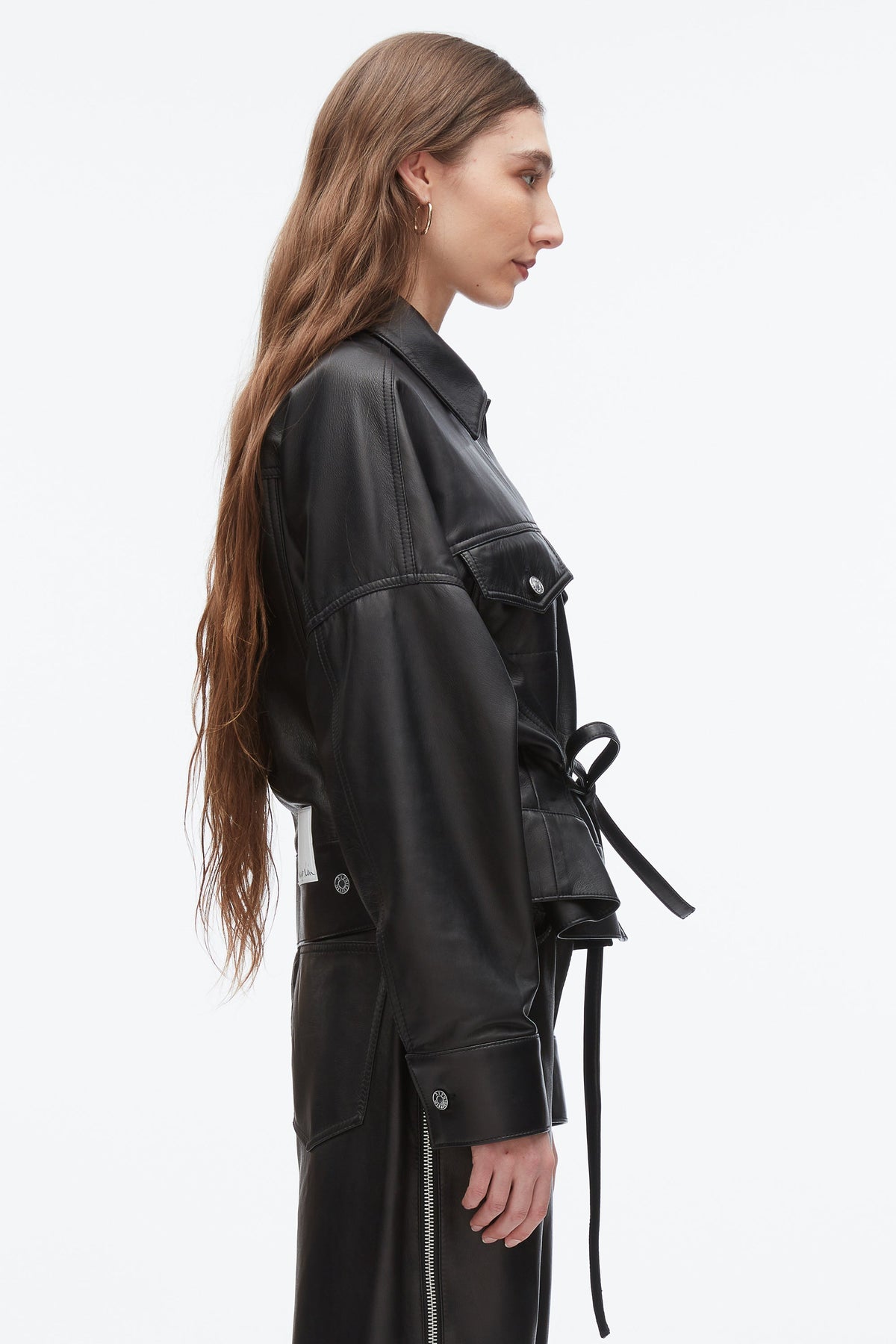Leather Boxy Jacket - 3.1 Phillip Lim Smart Buy