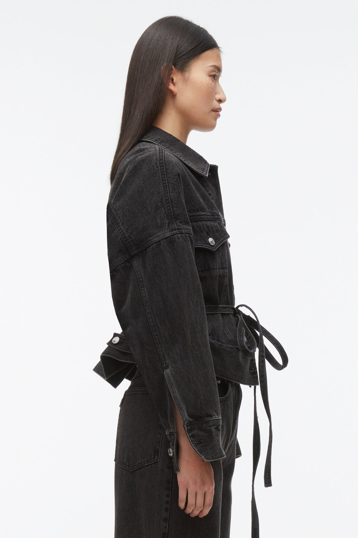Black Denim Boxy Jacket | Phillip Lim Women’s Outerwear - 3.1 Phillip Lim Quality