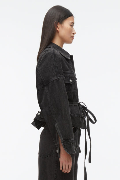 Black Denim Boxy Jacket | Phillip Lim Women’s Outerwear - 3.1 Phillip Lim Quality