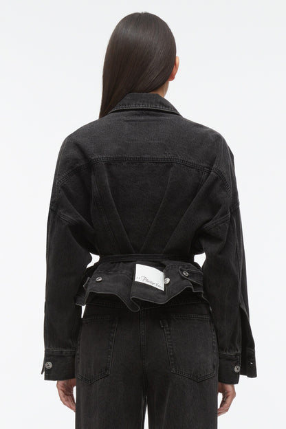 Black Denim Boxy Jacket | Phillip Lim Women’s Outerwear - 3.1 Phillip Lim Quality