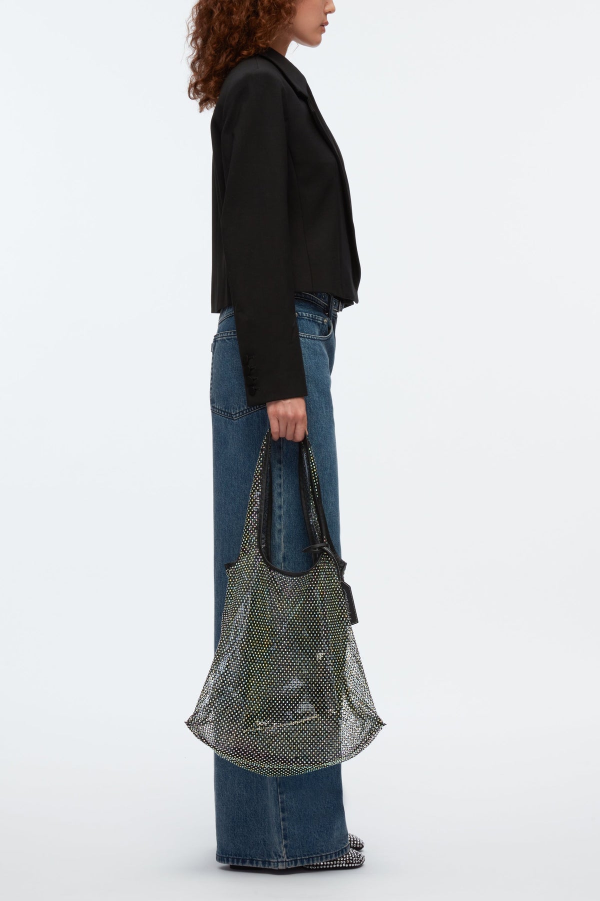 Crystal Embellished Mesh Market Tote - 3.1 Phillip Lim Premium
