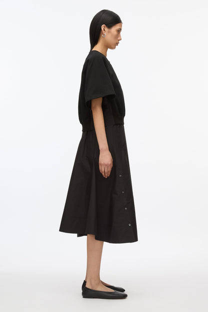 Short Sleeve French Terry Combo Dress - 3.1 Phillip Lim Quality