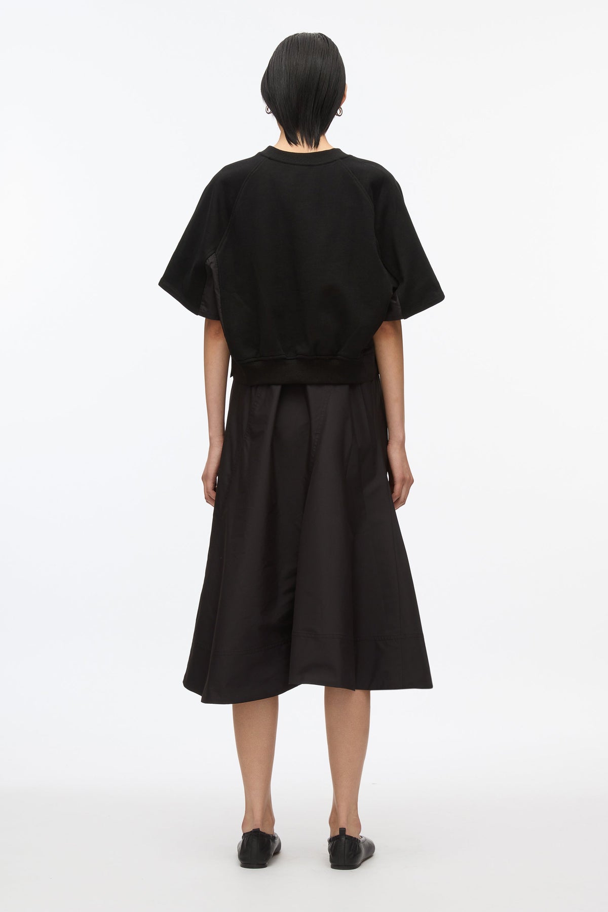 Short Sleeve French Terry Combo Dress - 3.1 Phillip Lim Quality