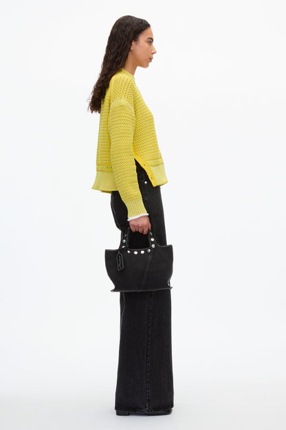 Denim Mini Market Tote with Studs - 3.1 Phillip Lim Sale