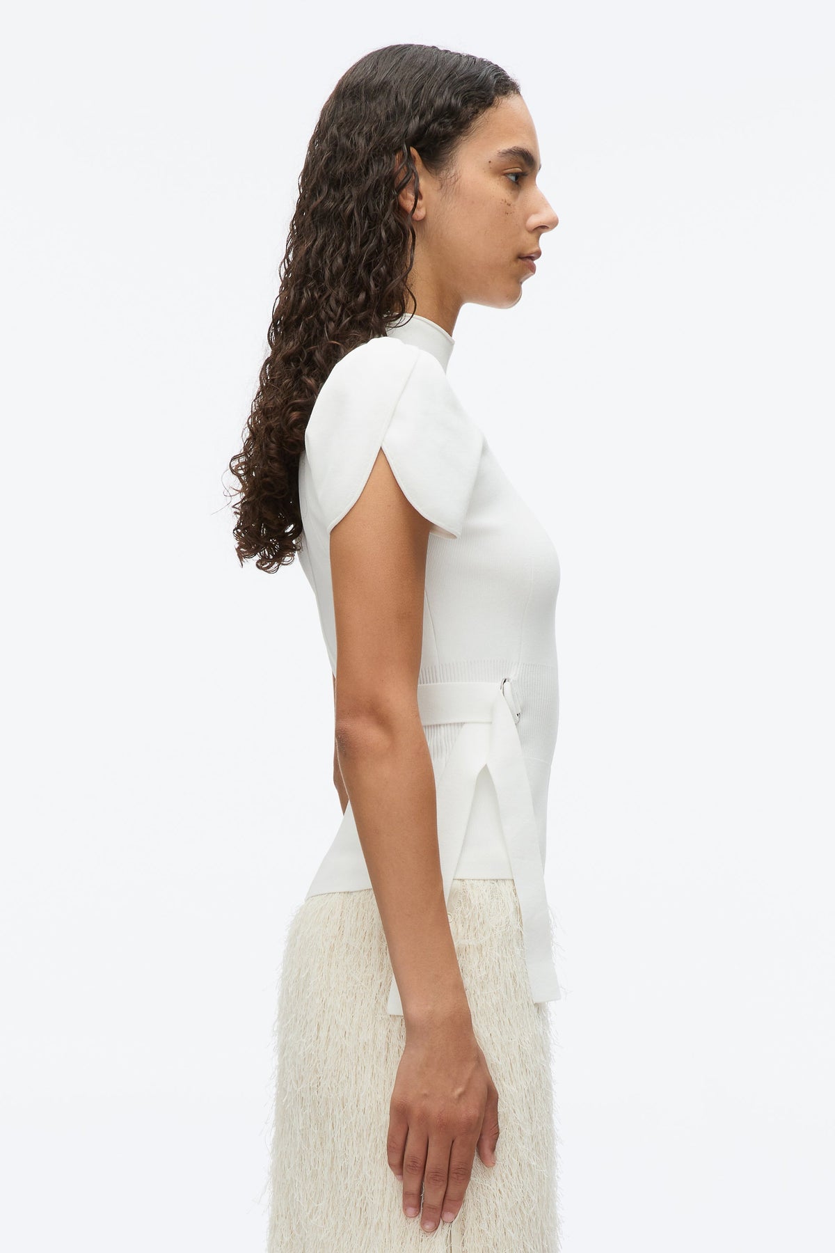 Compact Rib Tulip Top - 3.1 Phillip Lim Signature