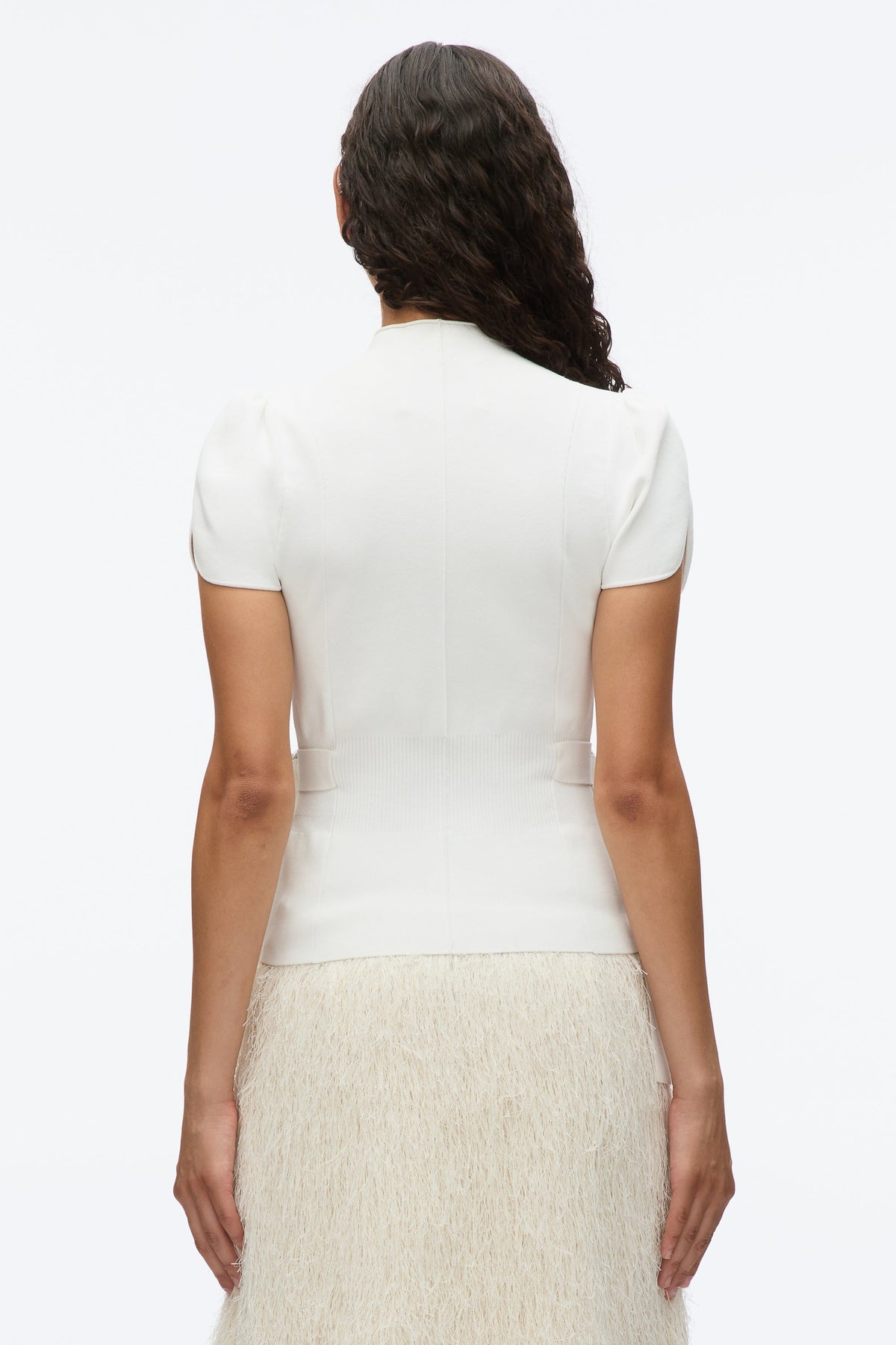 Compact Rib Tulip Top - 3.1 Phillip Lim Signature