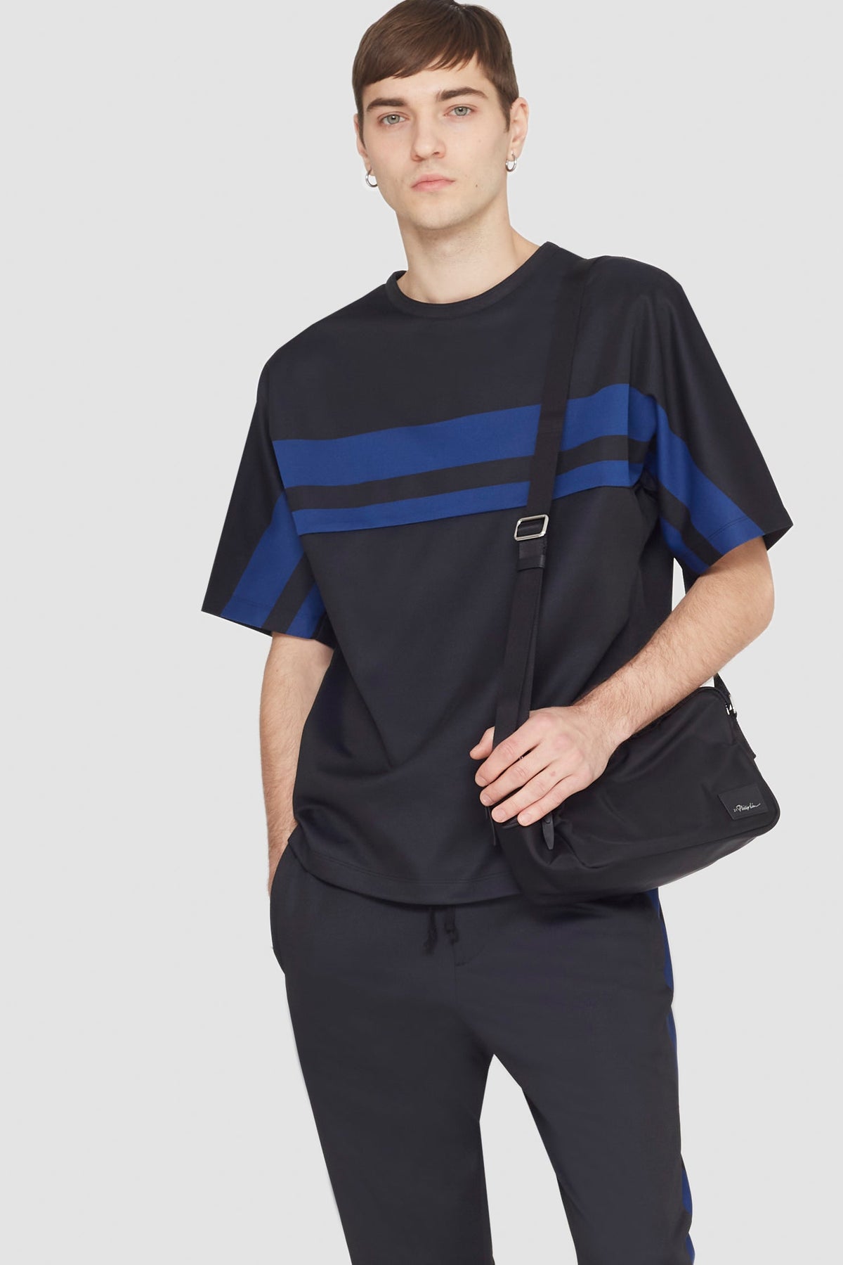 Short Sleeve Stripe Ponte T-Shirt - 3.1 Phillip Lim Trending