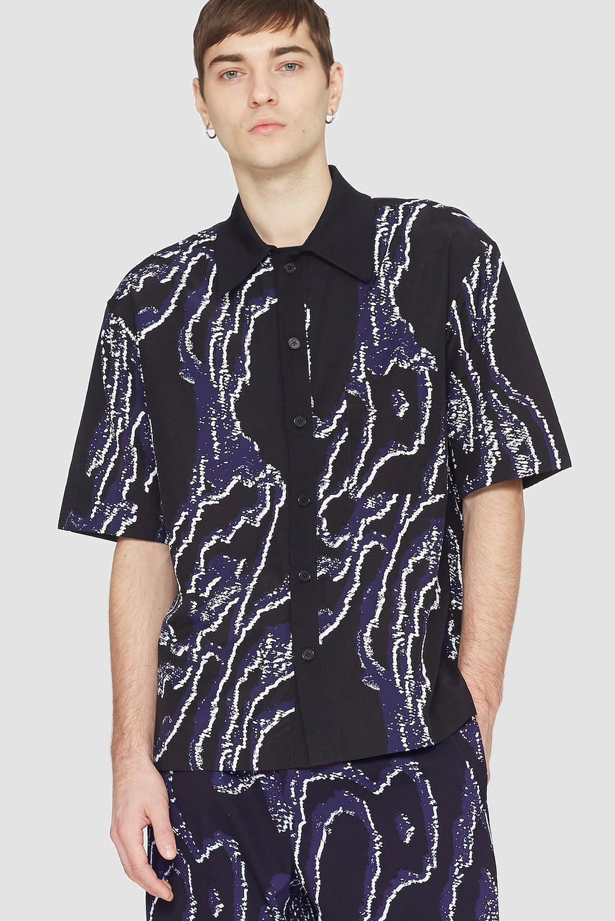 Short Sleeve Printed Bowling Shirt - 3.1 Phillip Lim Essential