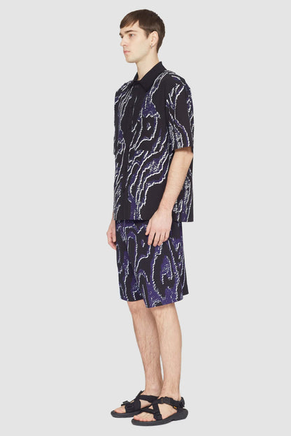 Short Sleeve Printed Bowling Shirt - 3.1 Phillip Lim Essential