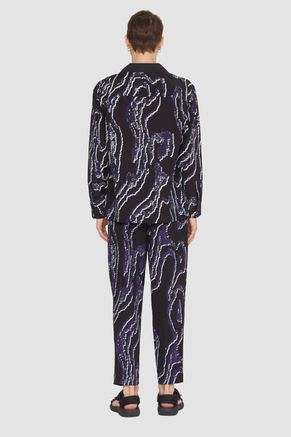 Long Sleeve Printed Convertible Collar Shirt - 3.1 Phillip Lim Everyday