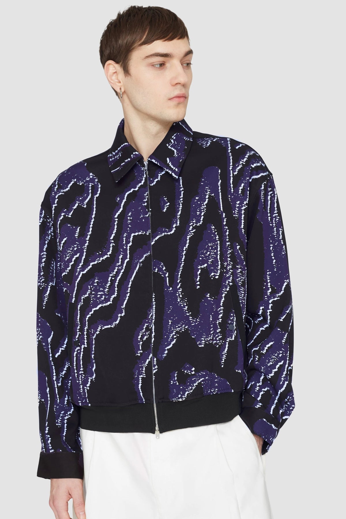 Printed Zip-Front Bowler Jacket - 3.1 Phillip Lim Latest