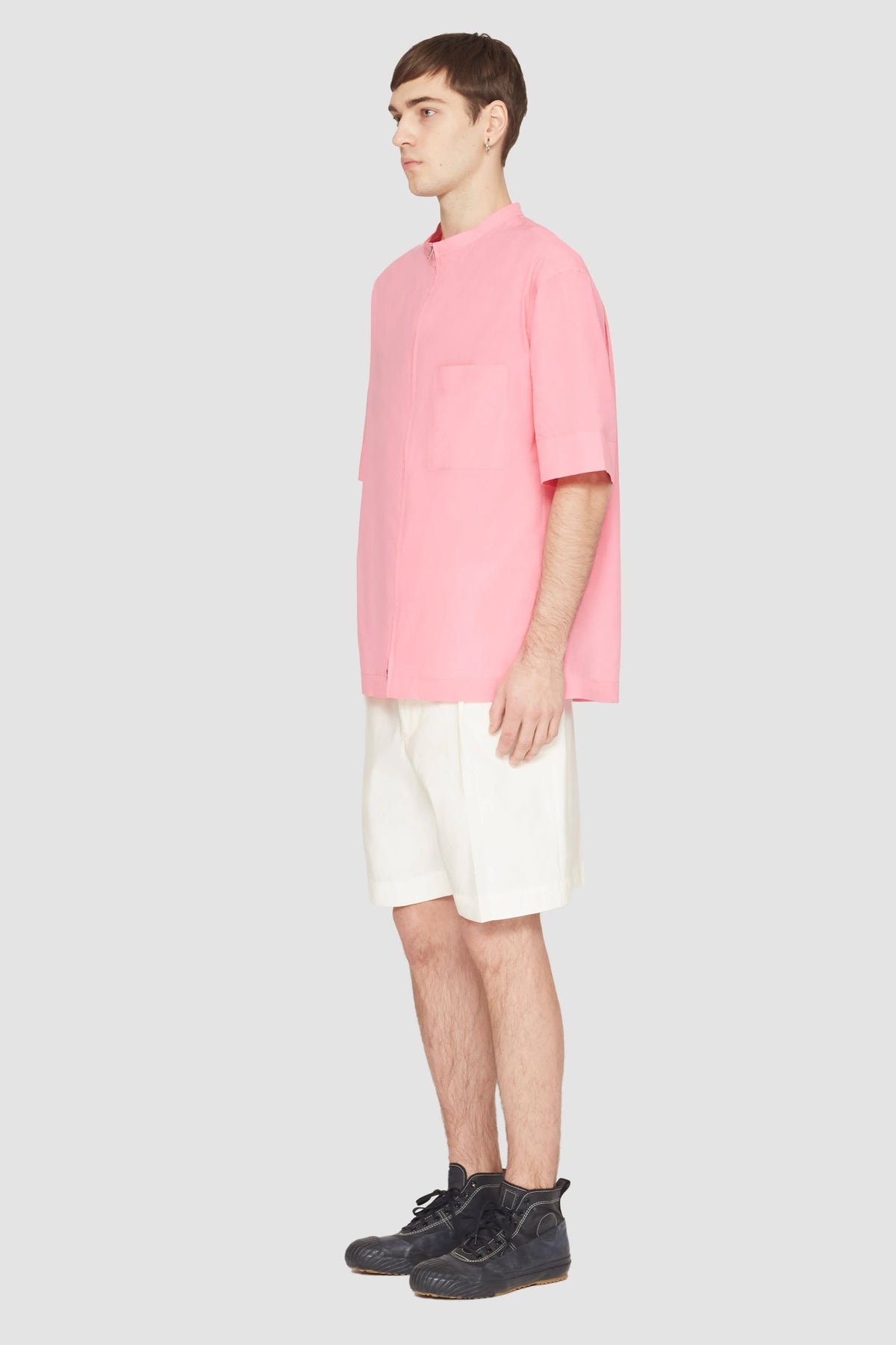 Short Sleeve Zip-Front Shirt - 3.1 Phillip Lim Customer Favorite