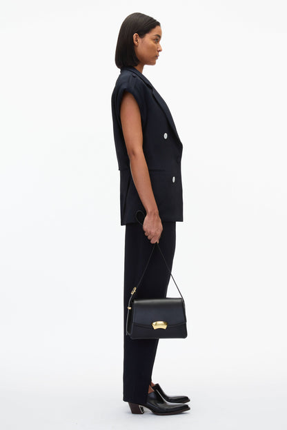 Black ID Medium Shoulder Bag | Elegant Phillip Lim Women’s Bags - 3.1 Phillip Lim Trending