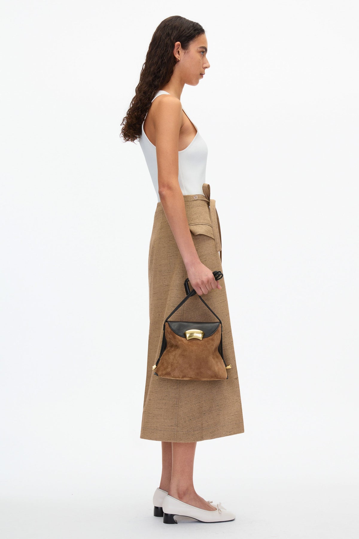 Black Farro ID Petite Soft Shoulder Bag | Elegant Phillip Lim Wear - 3.1 Phillip Lim Best Price