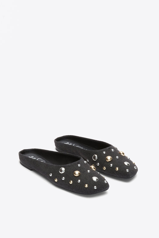 ID Mule Flat with Dome Embellishment - 3.1 Phillip Lim Customer Favorite