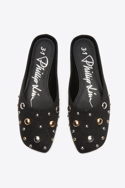 ID Mule Flat with Dome Embellishment - 3.1 Phillip Lim Customer Favorite